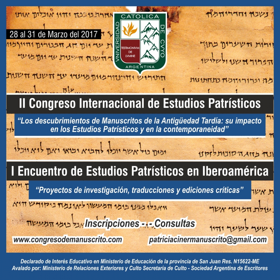 congreso internacional de estudios Patristicos